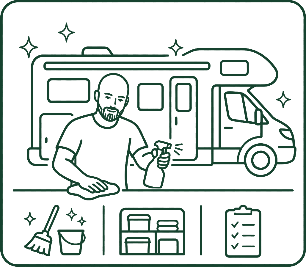 Preparing your motorhome <em>for every rental</em>
